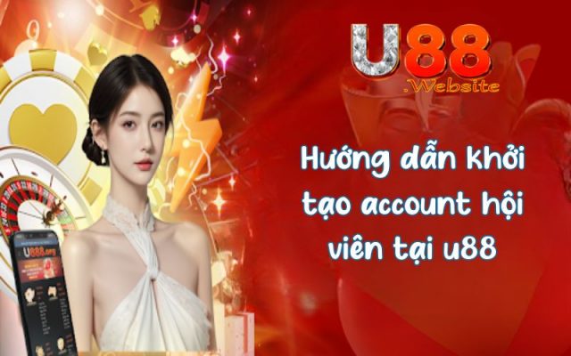 U88 - U88.COM Địa Chỉ Giải Trí Casino Chất Lượng Hàng Đầu 2025 9 Hướng dẫn khởi tạo account hội viên tại u88